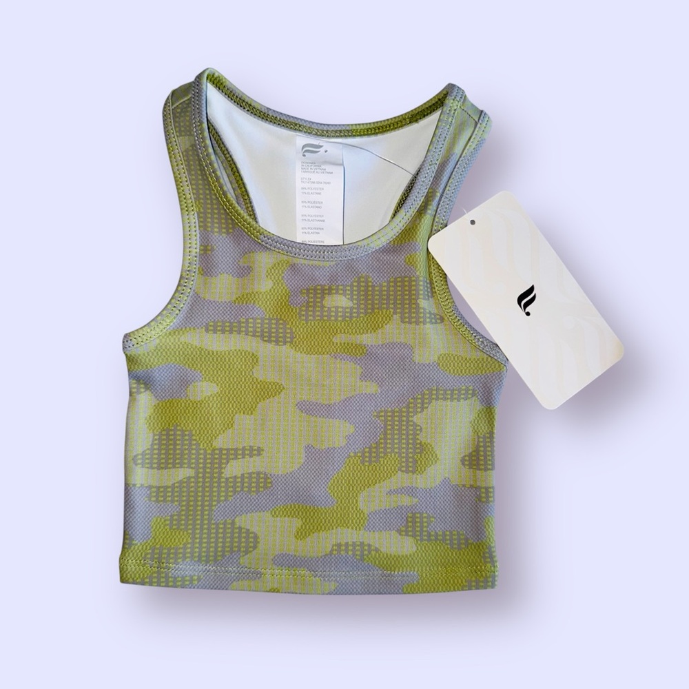 NWT Fabletics Toddler Mini Kamryn Crop Tank